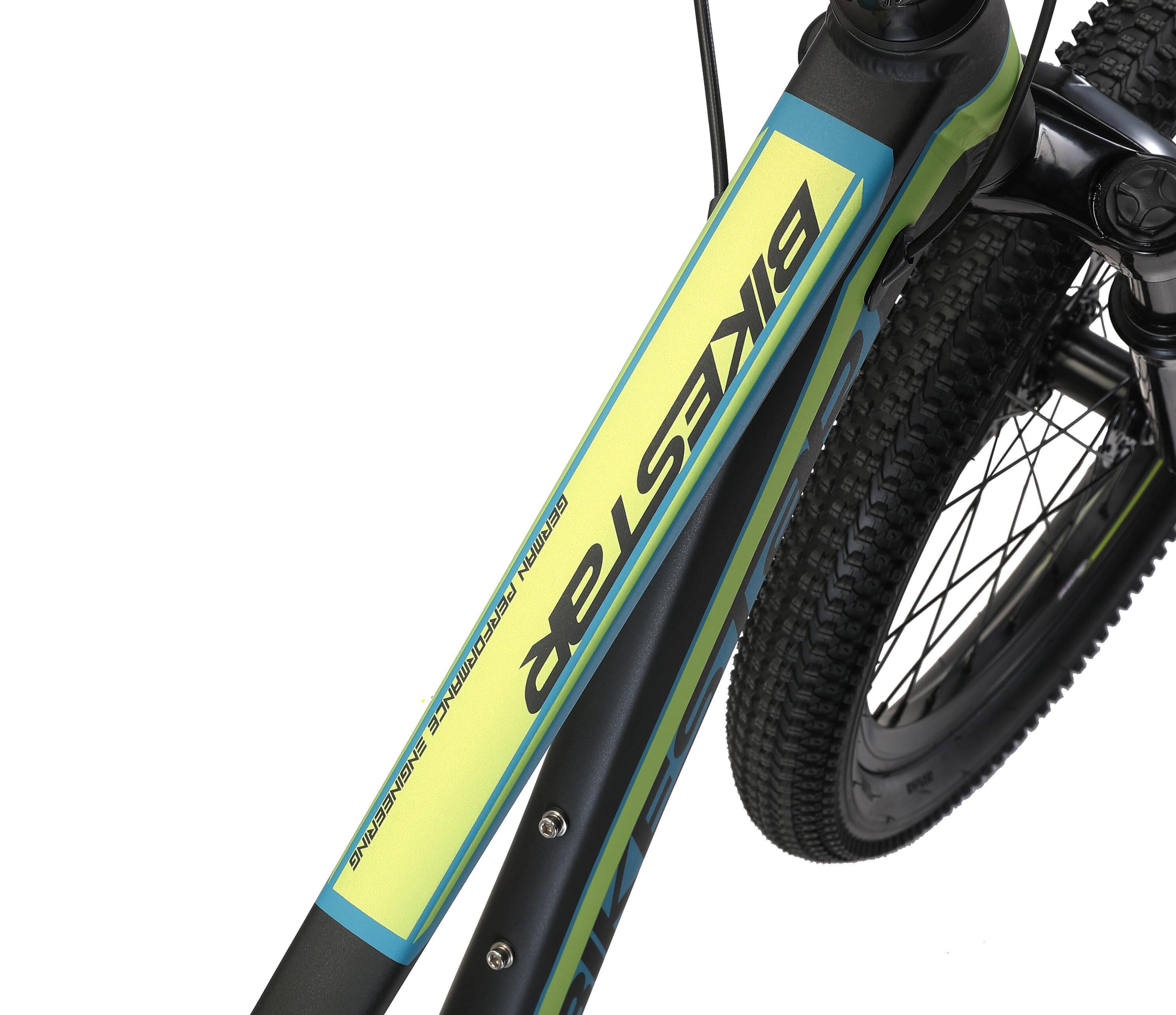 Bikestar, MTB Kinderfahrrad, Sport, 7 Gang, 20 Zoll, schwarz/grün 6/7