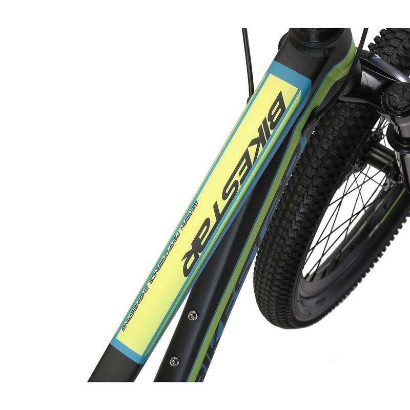 VTT 20" aluminium, vélo enfant 6 ans, semi-rigide, 21 vitesses, frein à disque