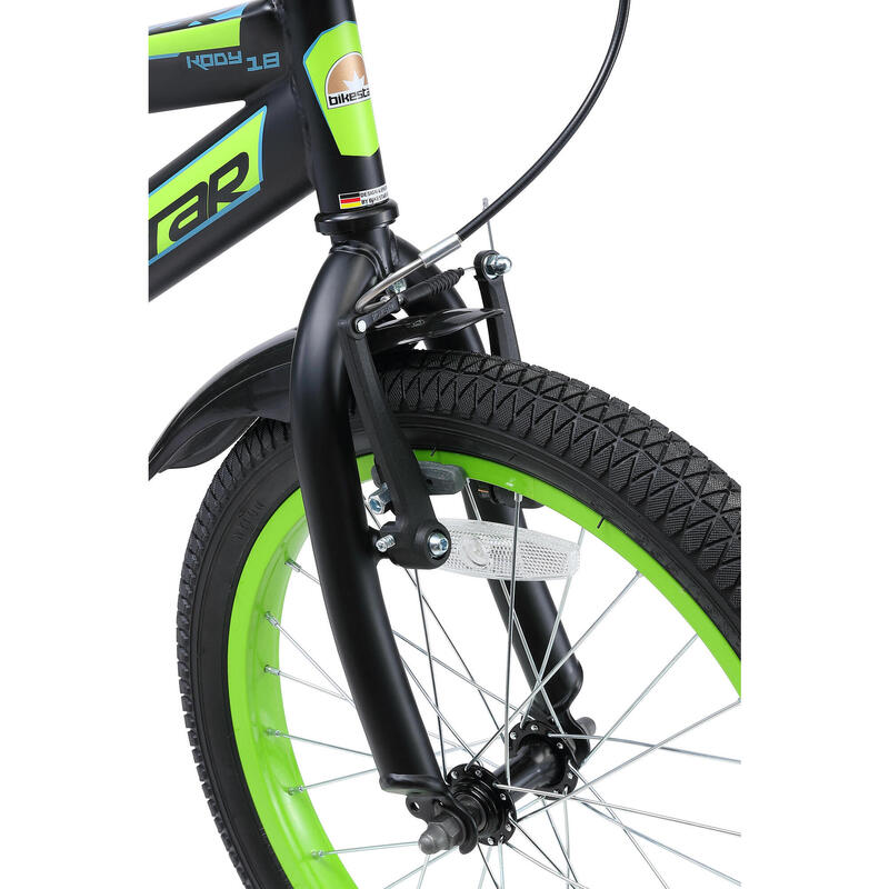 Vélo enfant 18 pouces à partir de 5 - 7 ans, VTC Urban Jungle