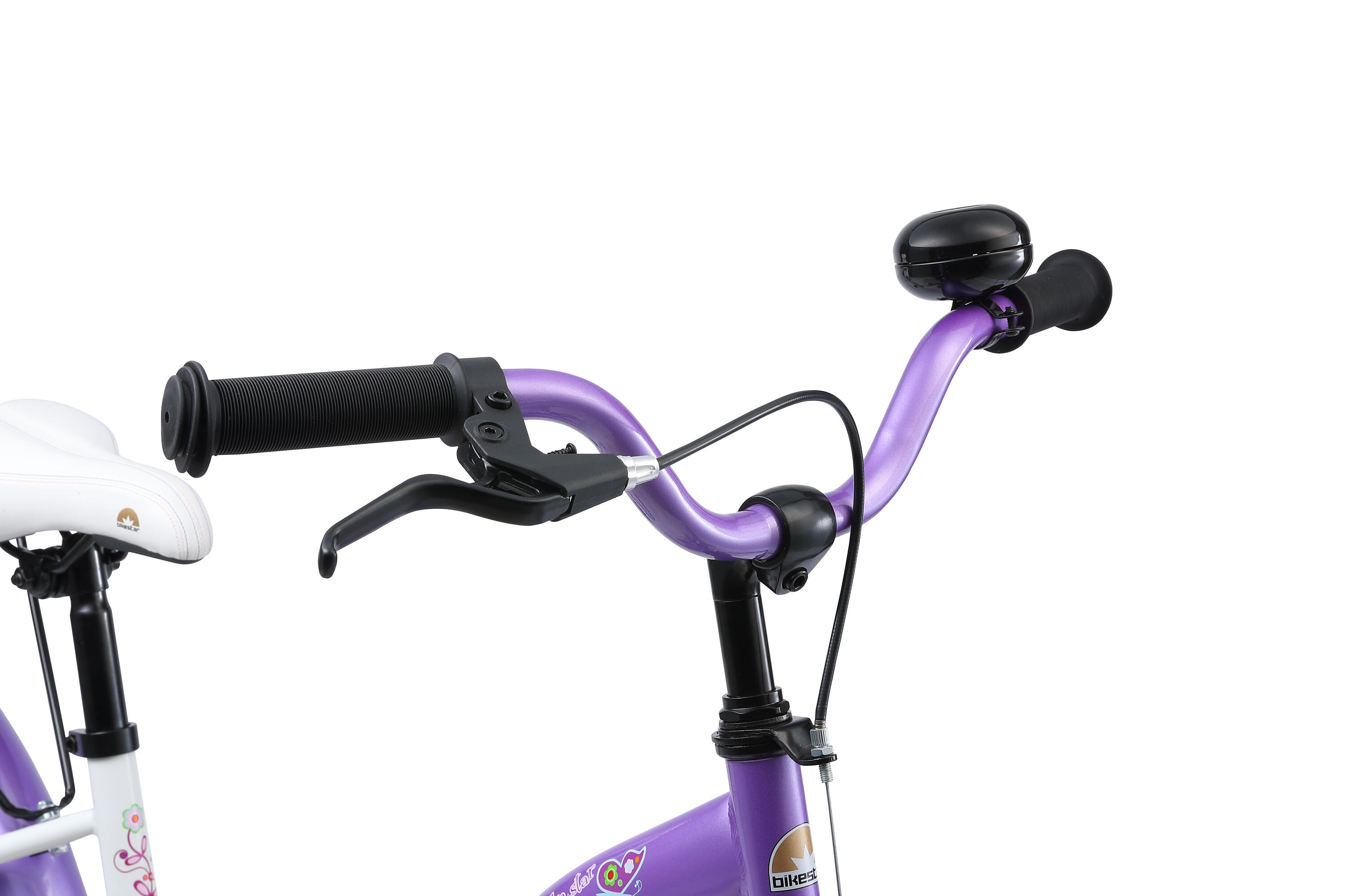 Bikestar kinderfiets Classic 24 inch lila/wit 7/7