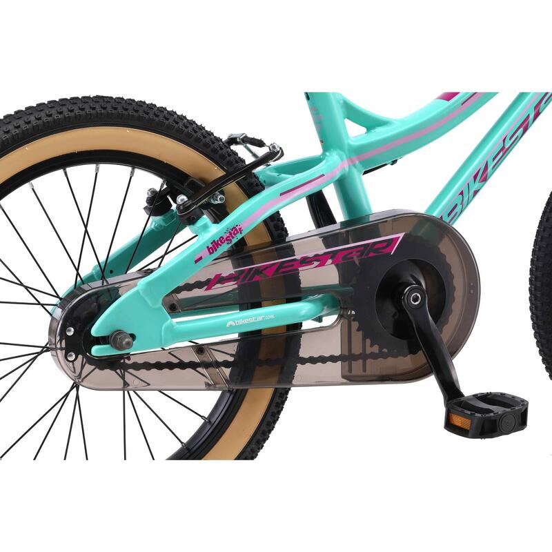 Vélo enfant 18 pouces à partir de 5 - 7 ans, VTC Mountain