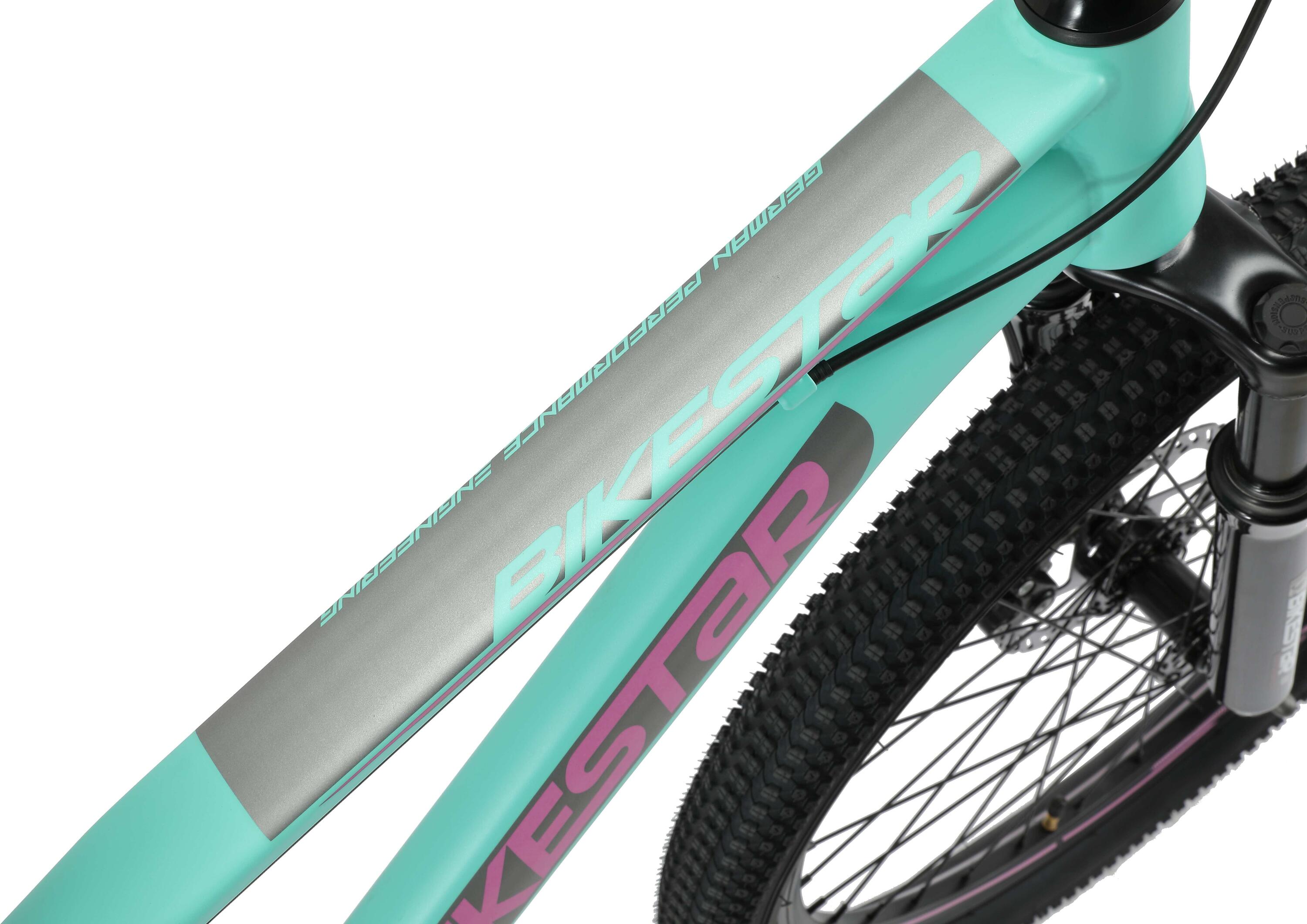 MTB 24" kinderfiets 9 jaar, hardtail, 21 versnellingen, schijfremmen 7/7