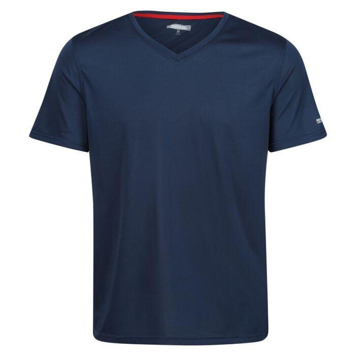 REGATTA Regatta T-Shirts Fingal V-Neck HEREN MoonLt Denim 5/7