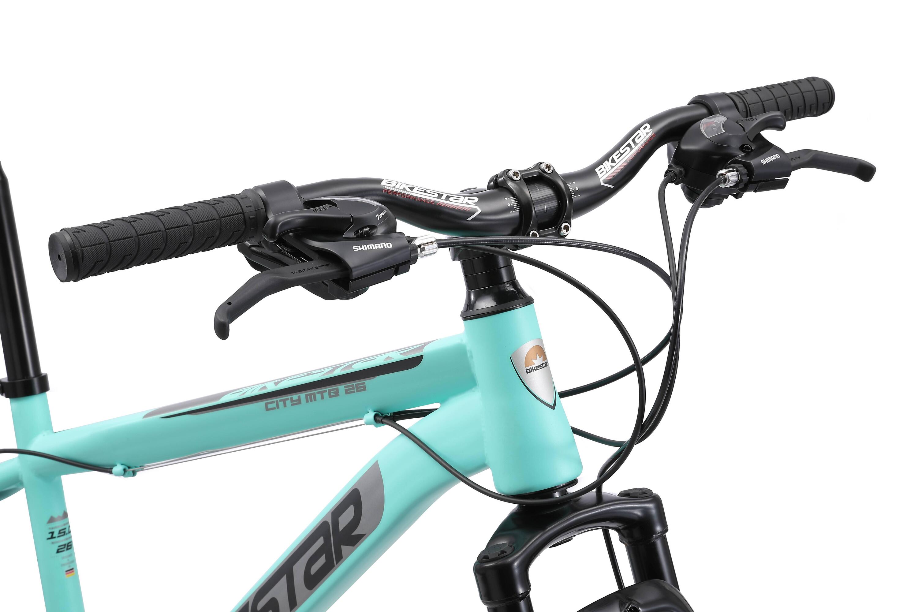 MTB fiets 26", hardtail, 21 versnellingen, schijfremmen 7/7