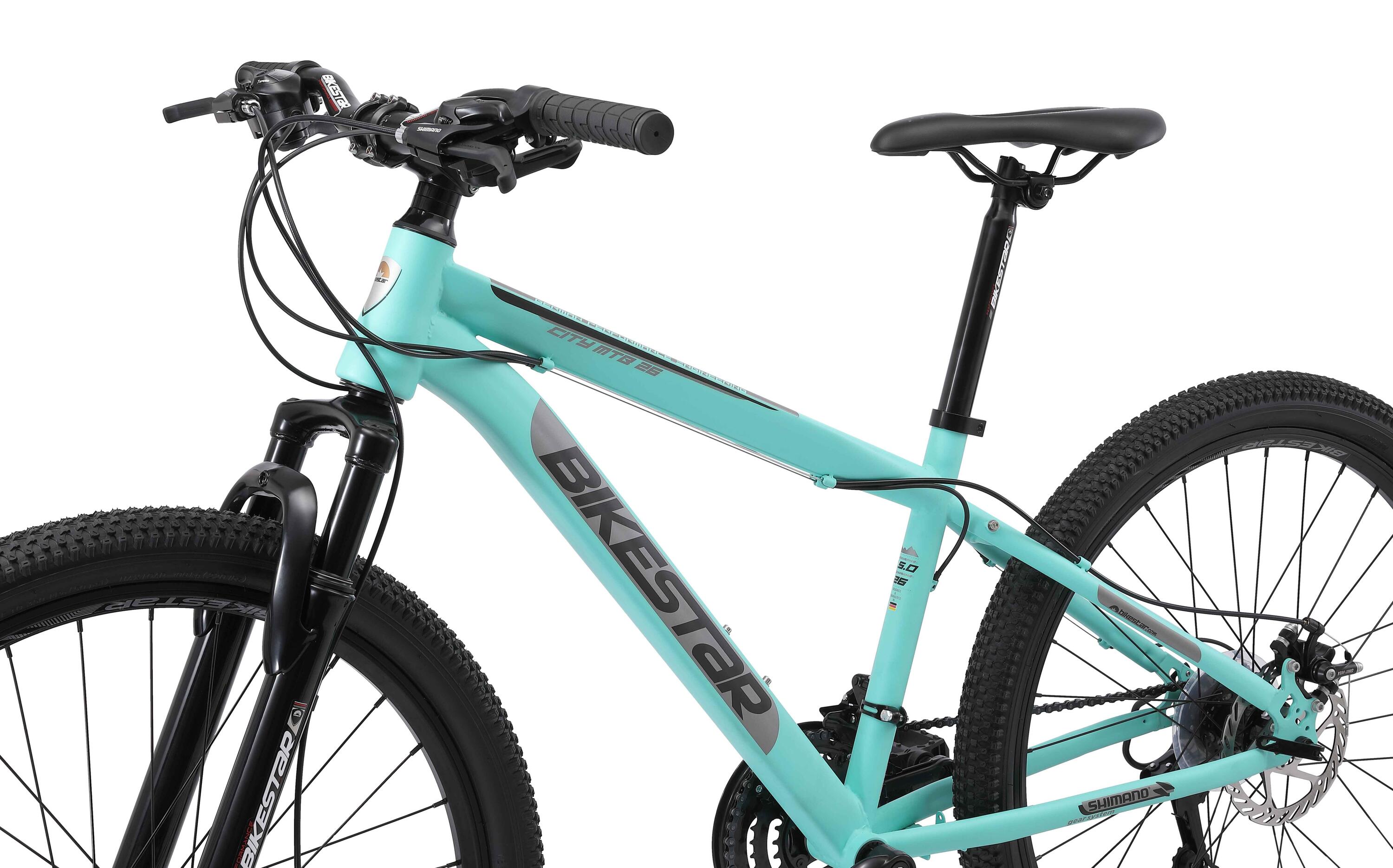 MTB fiets 26", hardtail, 21 versnellingen, schijfremmen 6/7
