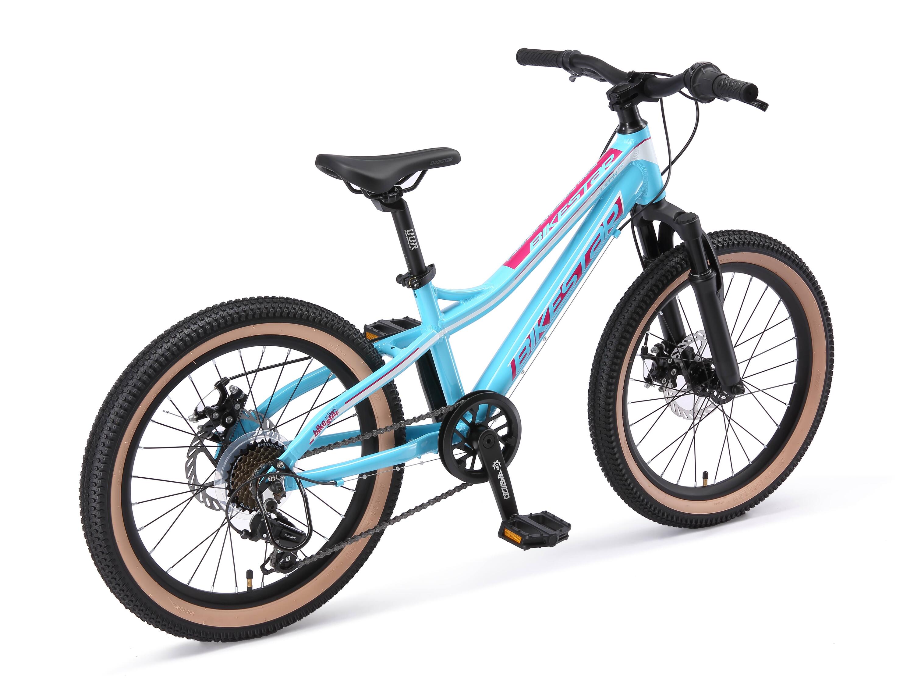 MTB 20" aluminium, Kinderrad 6 Jahre, hardtail, 21 Gang, Scheibenbremse 5/6