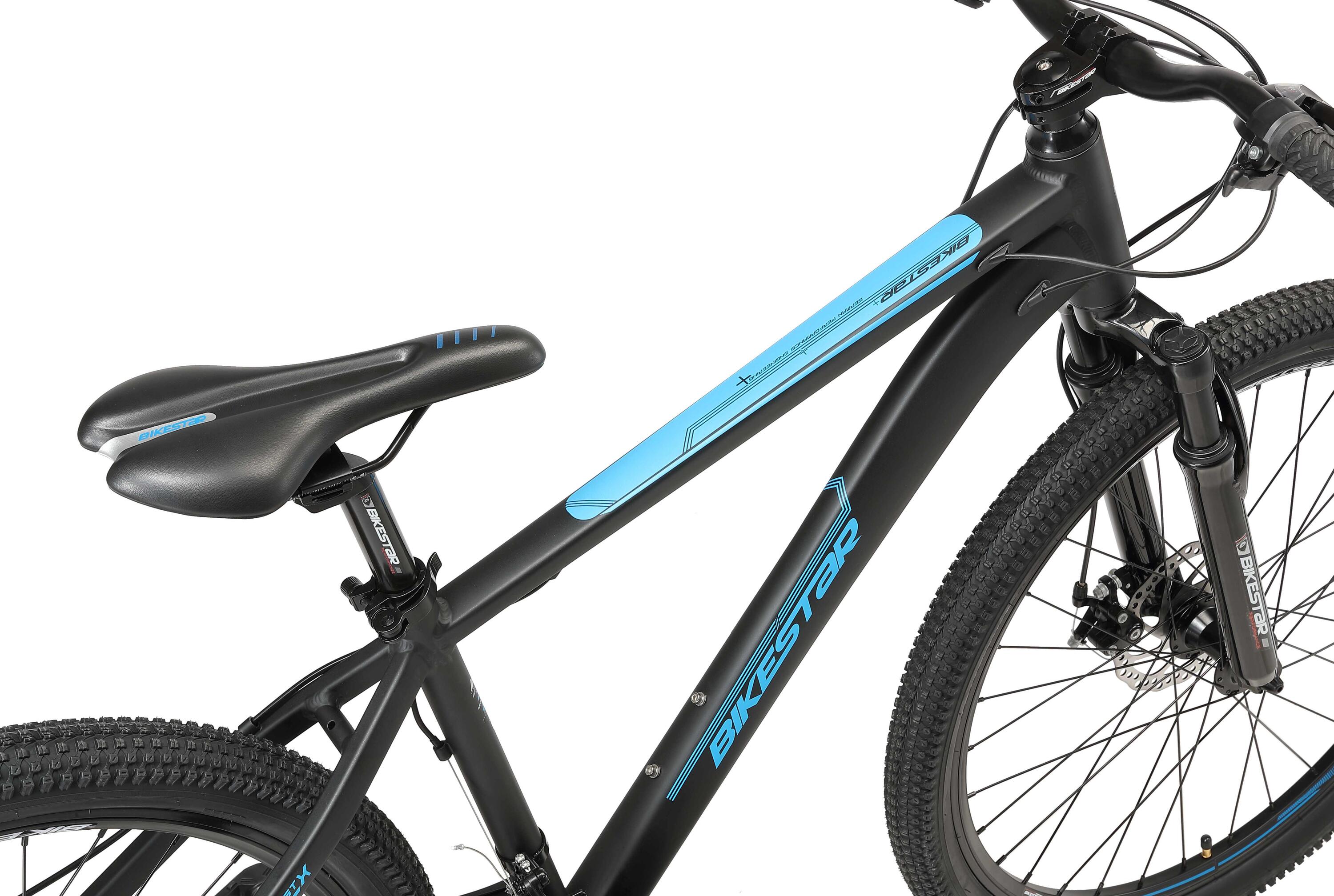 Bikestar Hardtail MTB, Sport, 26 Zoll, 21 Gang, schwarz/blau 7/7