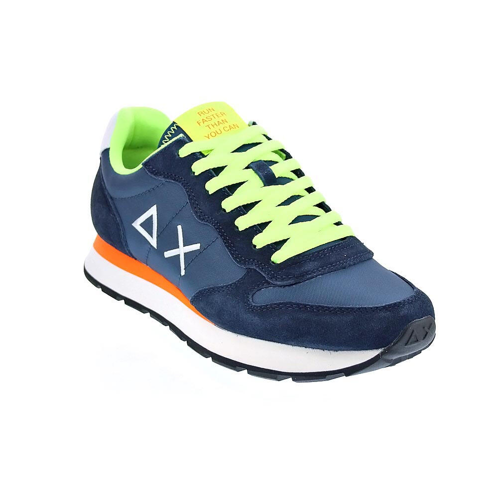 Chaussures Deportivas Hombre SUN68 TOM FLUO Marine 4/5