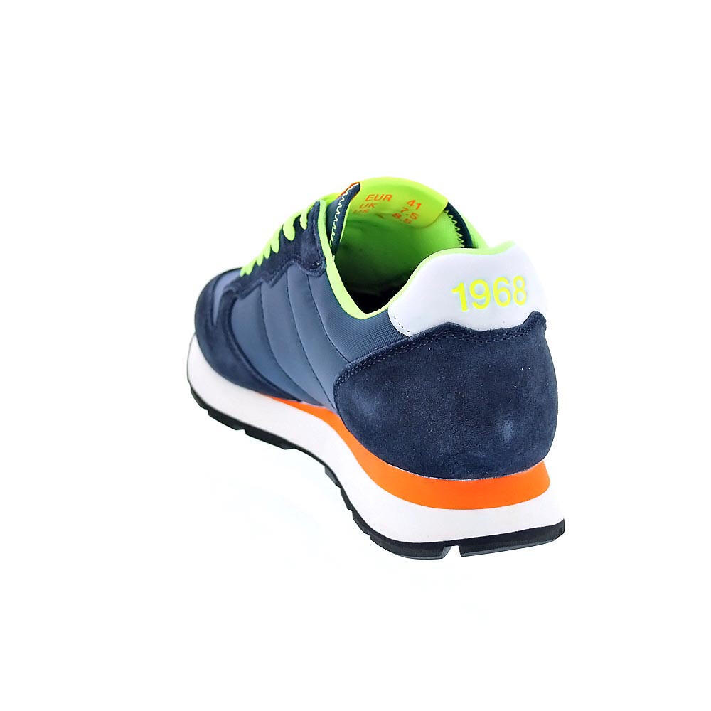 Chaussures Deportivas Hombre SUN68 TOM FLUO Marine 3/5