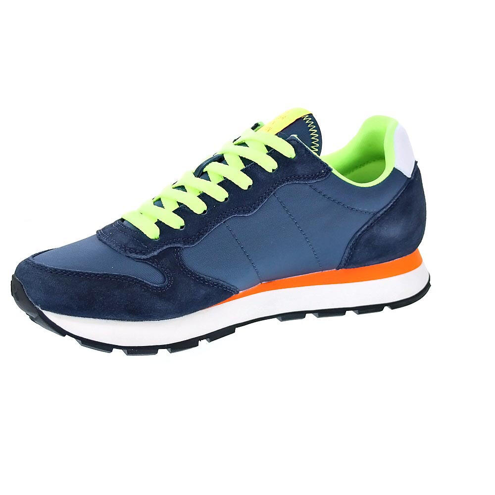 Chaussures Deportivas Hombre SUN68 TOM FLUO Marine 2/5
