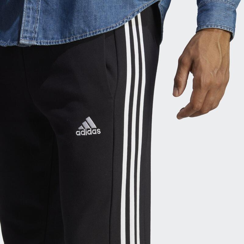Essentials French Terry Tapered Cuff 3-Stripes Broek