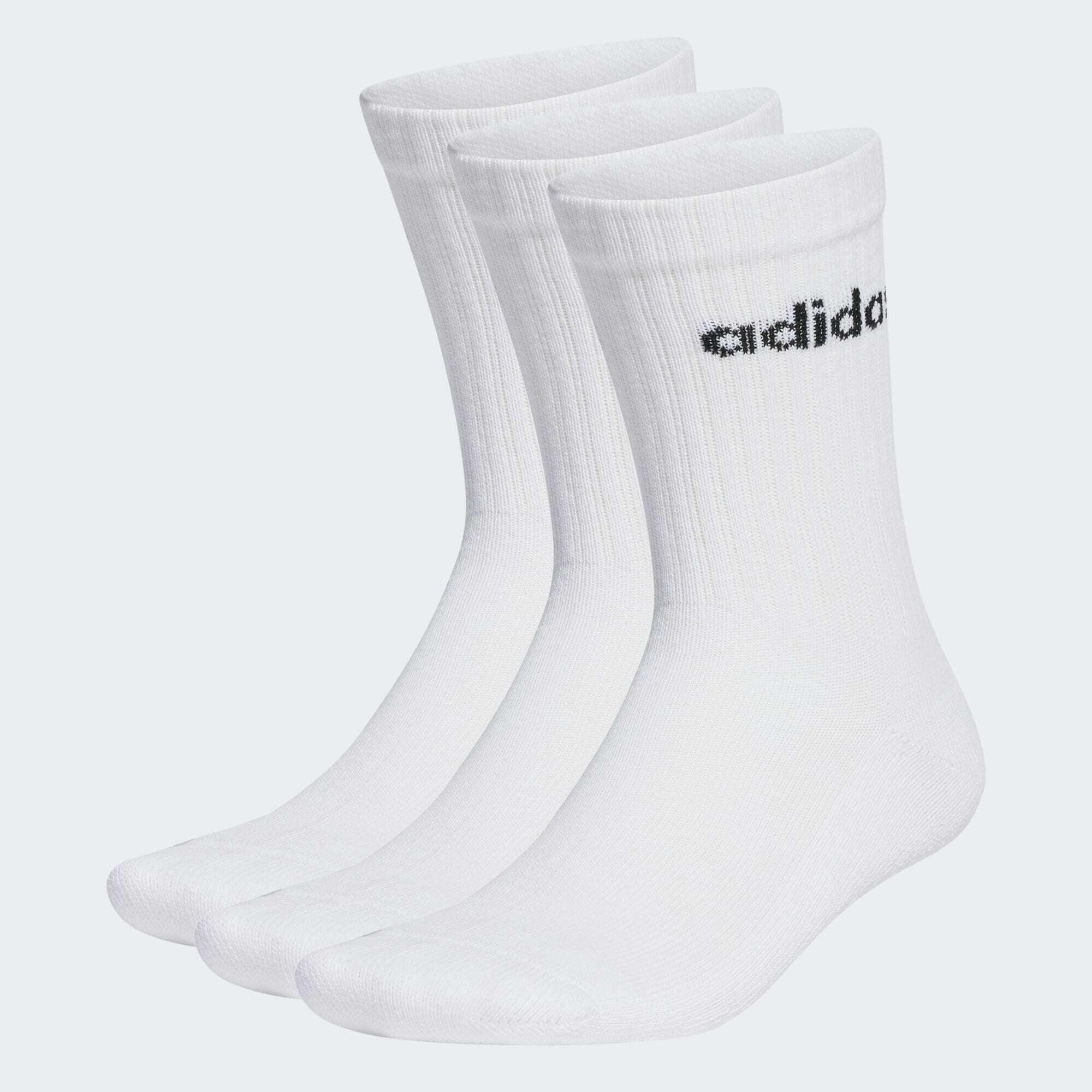 ADIDAS Ponožky Linear Crew Cushioned – 3 páry