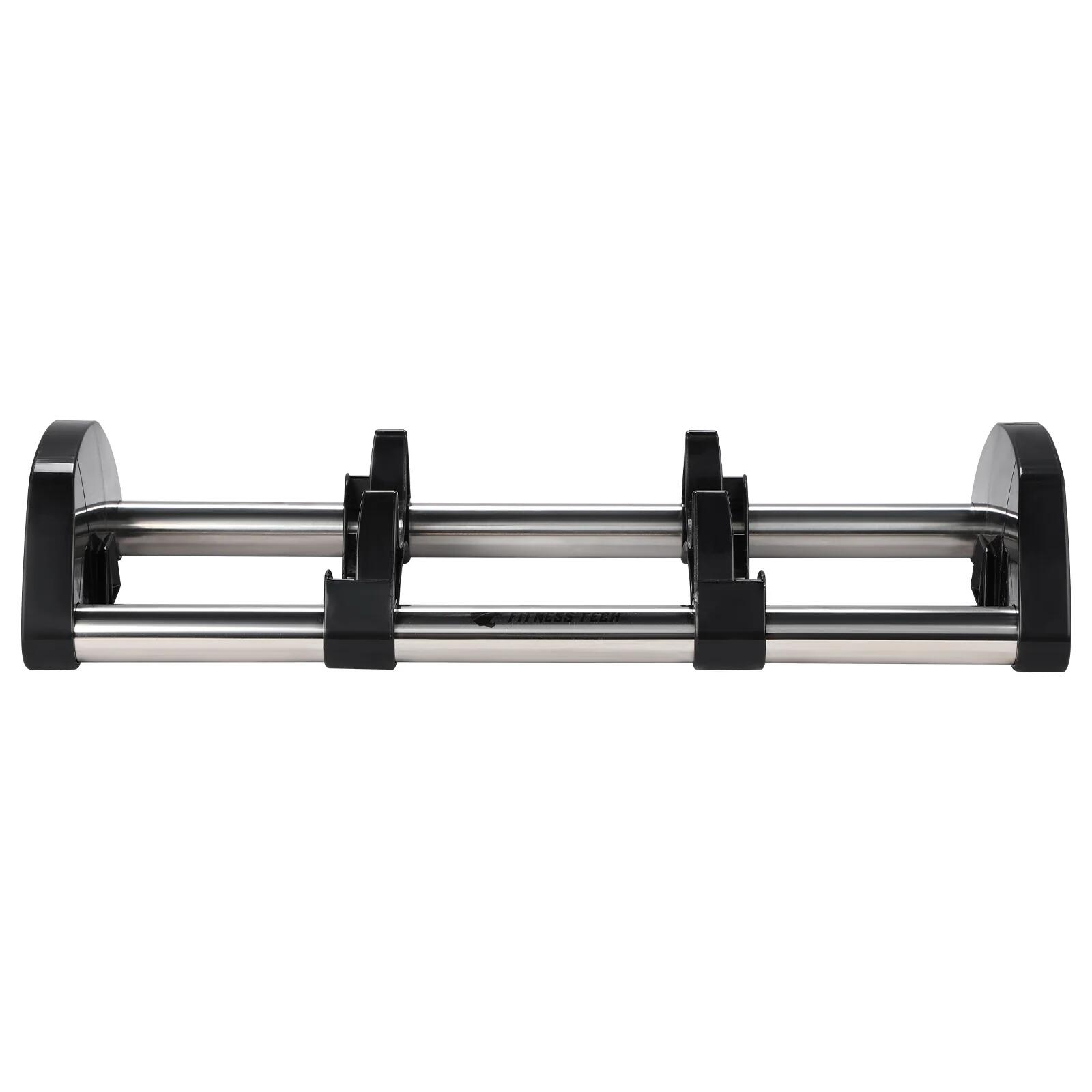 Lot de 2 Haltères Réglables de 2 à 32kg Fitness Tech 7/8