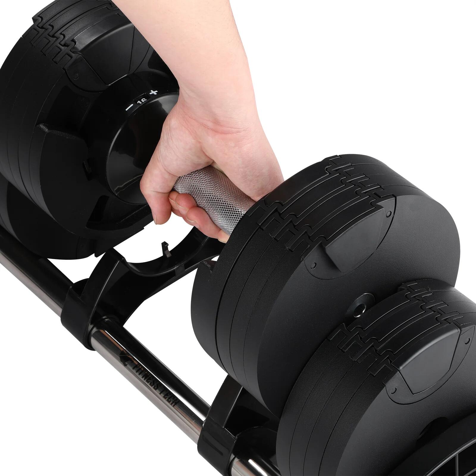 Haltere Ajustável de 2kg a 32kg Fitness Tech - Unidade 6/7