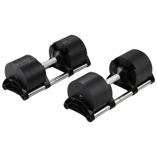 Set van 2 verstelbare halters 2–32 kg voor crosstraining en krachttraining
