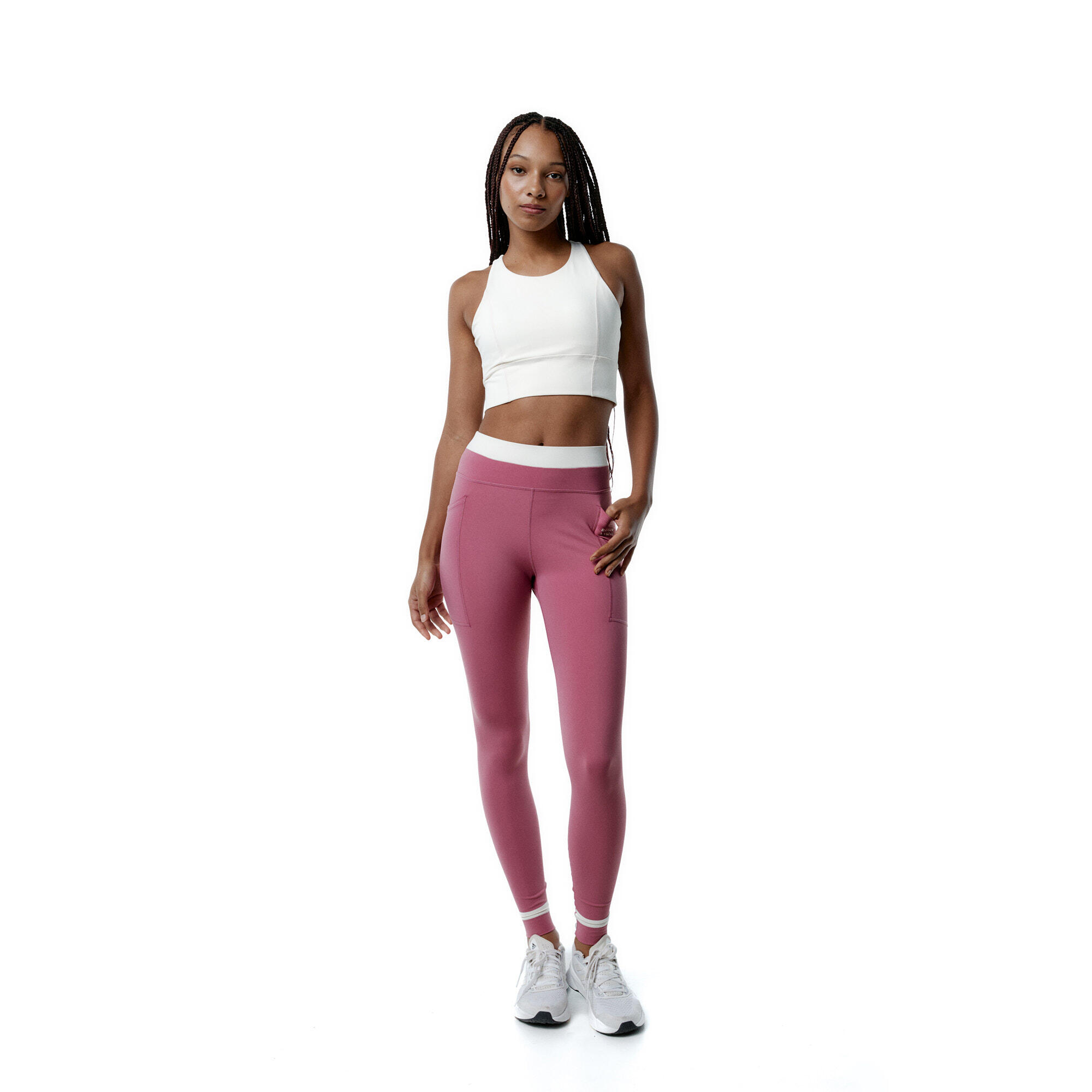 BLACK LIMBA Conjunto deportivo Top+Legging Diardi & CourtEdge  de mujer Black Limba