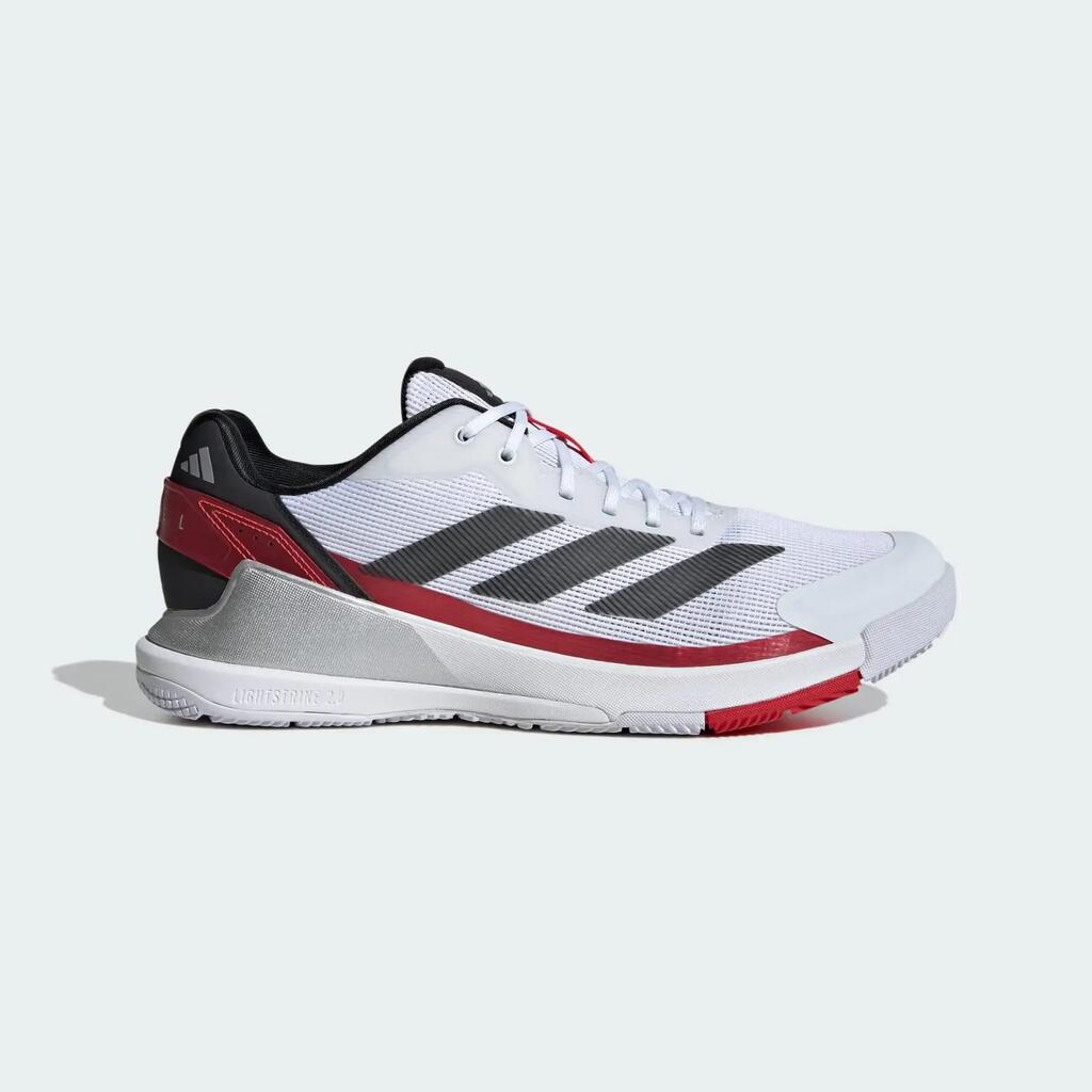 WHITE / BLACK / RED
