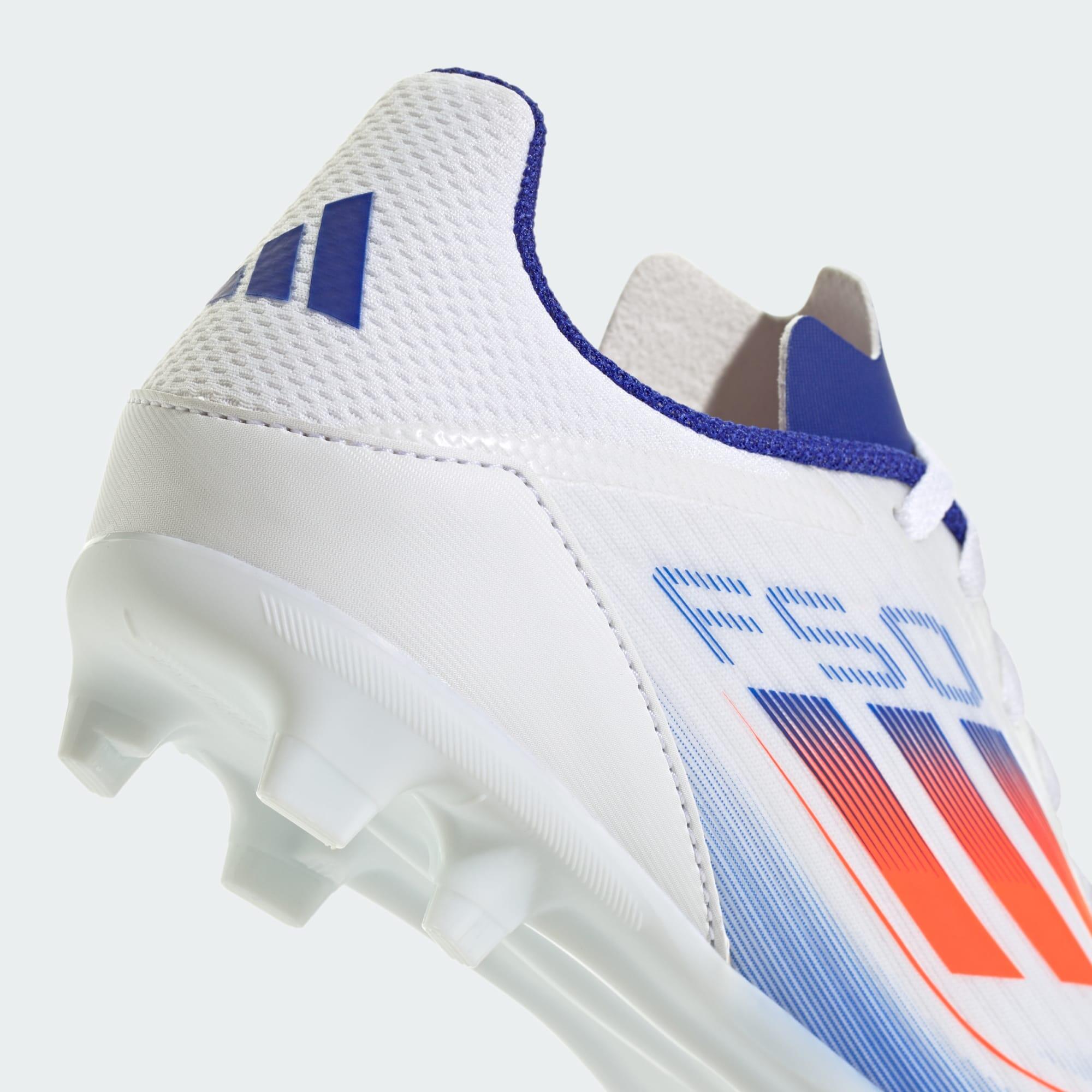 adidas F50 League Multi-Ground Cloud White Solar Red Lucid Blue (GS) — foto 6