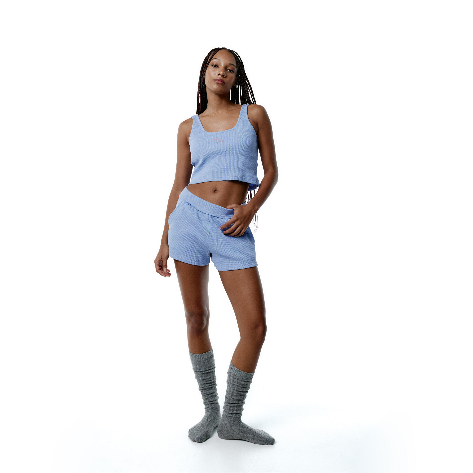 Conjunto desportivo Top+Short Eternity & Omnia das mulher Black Limba