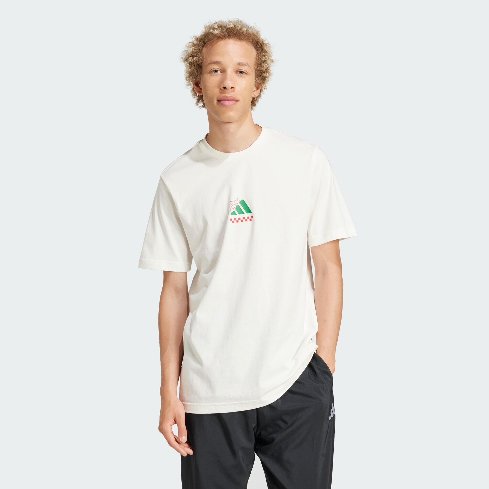 ADIDAS T-shirt Lounge Pizza Graphic
