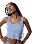 Sujetador Top deportivo Eternity Sujeción baja de mujer Black Limba Sky Blue
