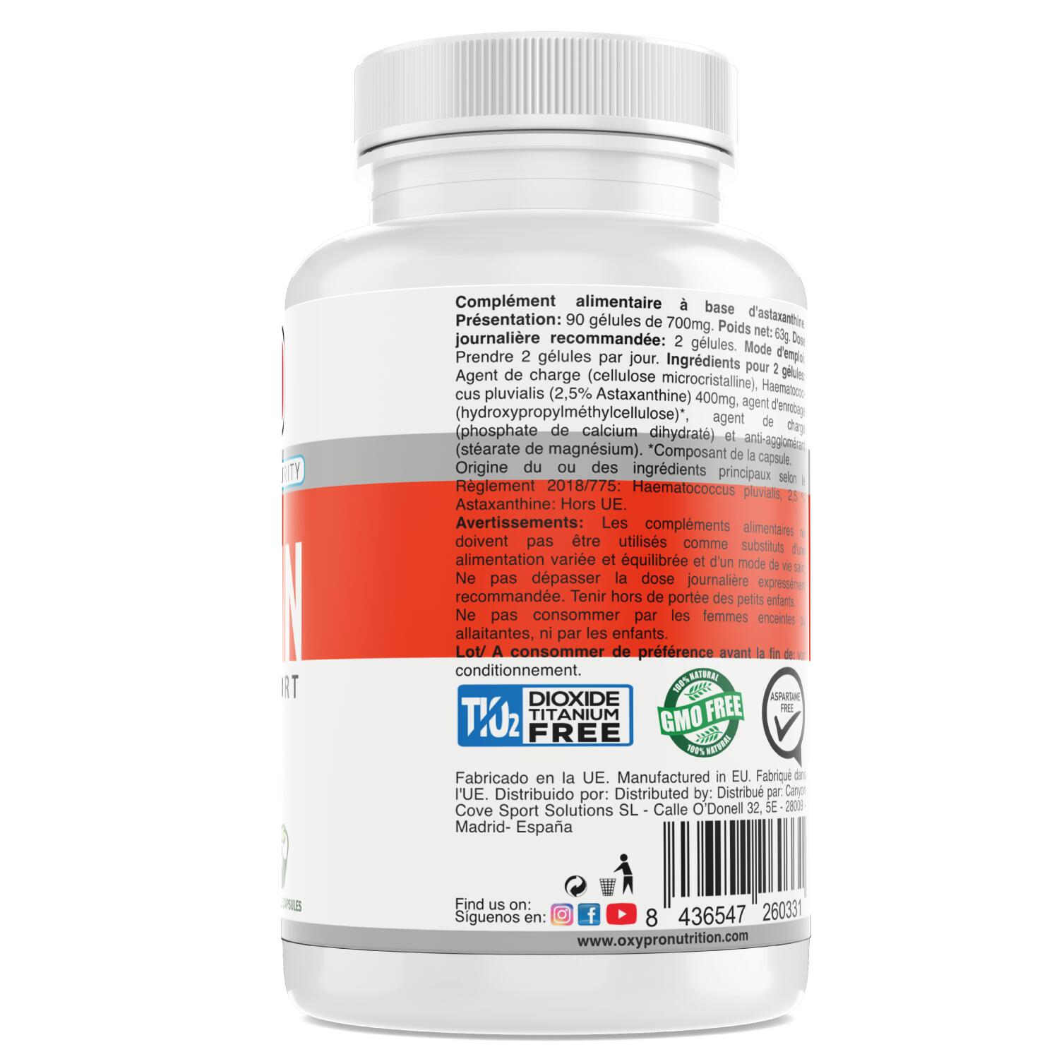 ASTAXANTINA 10mg-90 cáp vegetales 2/3