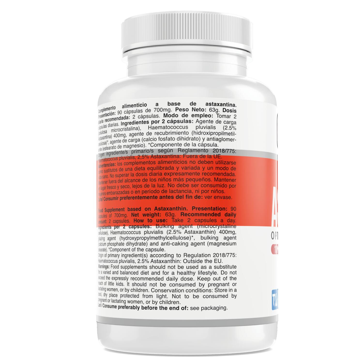 ASTAXANTINA 10mg-90 cáp vegetales 3/3