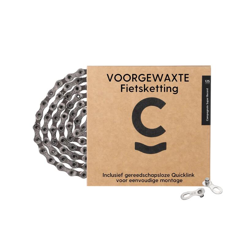 Cyclowax chaîne de vélo pré-cirée Campagnolo Super Record 12S      9995€    CYCLOWAX Cyclowax chaîne de vélo pré-cirée Campagnolo Super Record 12SVendu exclusivement en ligne   