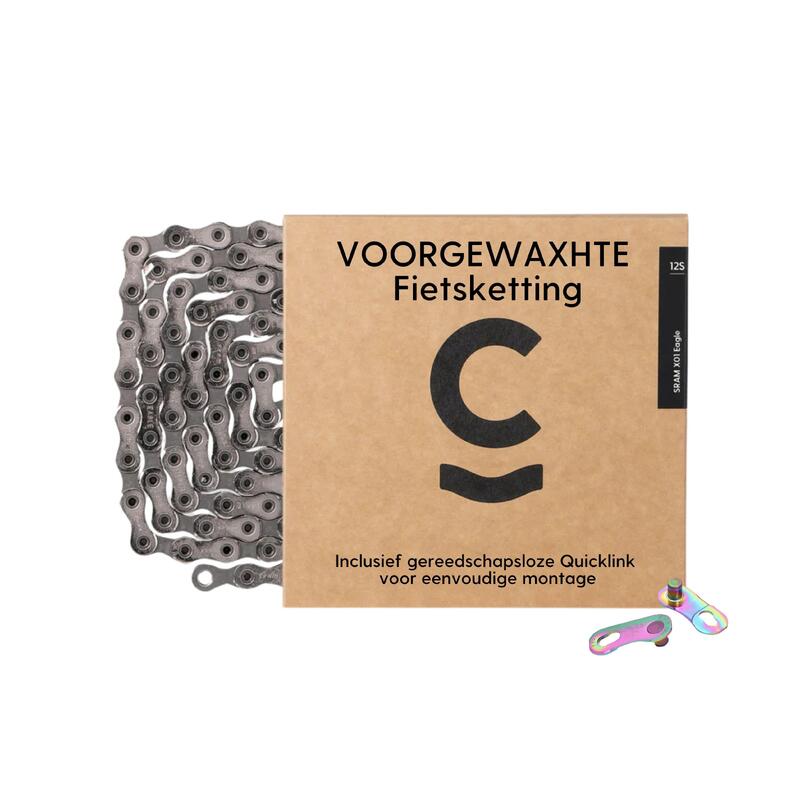 Cyclowax chaîne de vélo pré-cirée SRAM X01 Eagle 12S      9995€    CYCLOWAX Cyclowax chaîne de vélo pré-cirée SRAM X01 Eagle 12SVendu exclusivement en ligne   