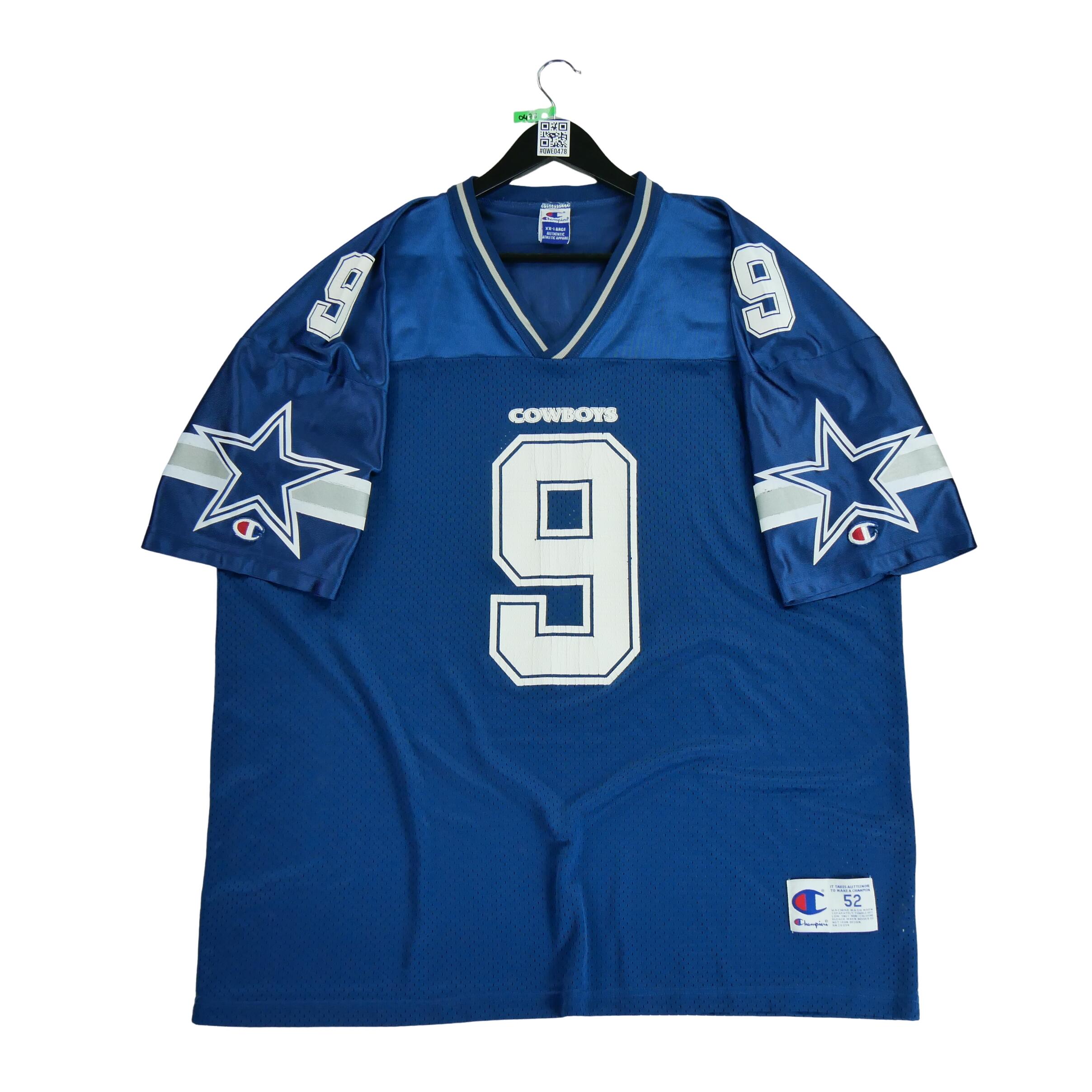 CHAMPION Seconda Mano - Maglia dei Dallas Cowboys della NFL per uomo - Stato molto buono