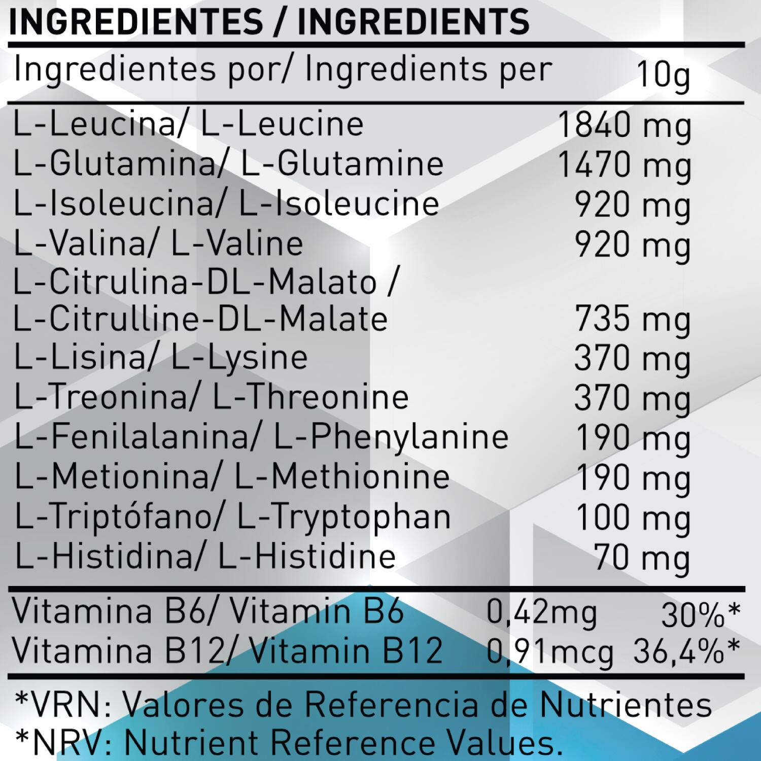 EAA  Aminoácidos Esenciales 500gr Sabor  Sabor Limón 4/4