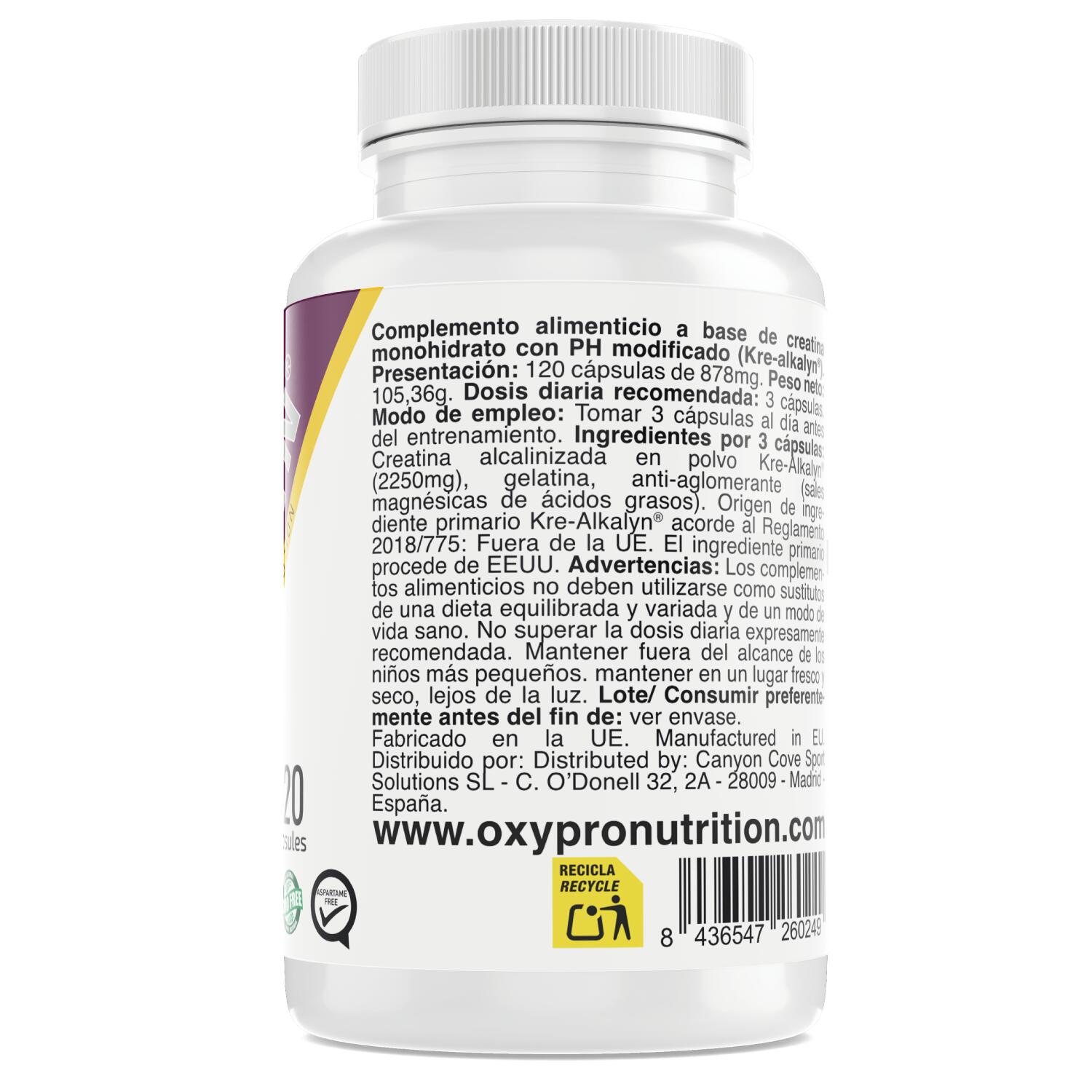 Kre-Alkalyn®-120 cápsulas 3/3