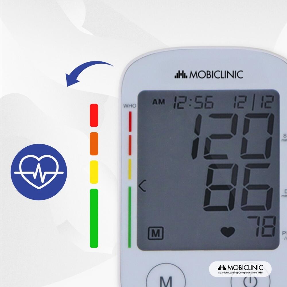 Automatische bloeddrukmeter Met geheugen Wit TX-01 6/7
