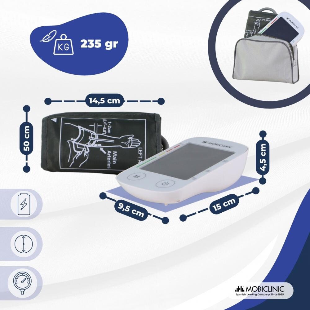 Automatische bloeddrukmeter Met geheugen Wit TX-01 2/7