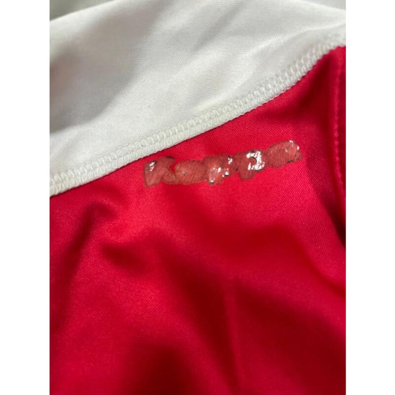 Reconditionné - Maillot foot vintage  Stade de Reims #25 Weber coupe de la ligue