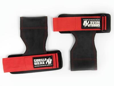Lifting grips - zwart/rood