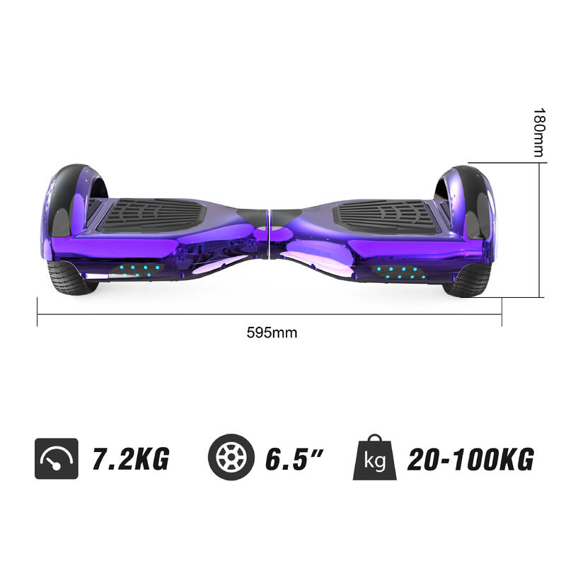 Hoverboard Gyropode 6.5 inch cu Bluetooth RCB-WJ1-Violet