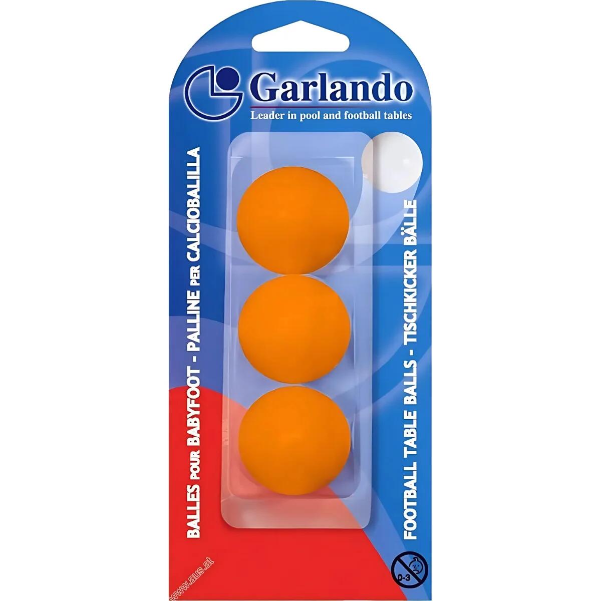 Voetbaltafel Balletjes - Oranje - 3 stuks 1/2