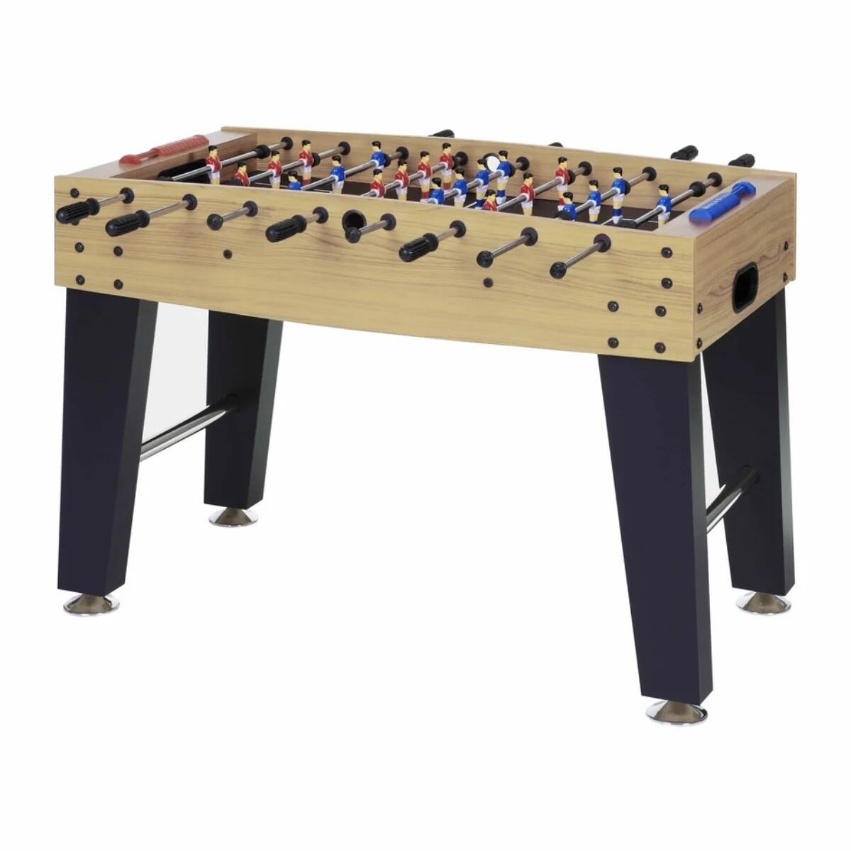GARLANDO F-3 Maple Voetbaltafel - Doorlopende stangen