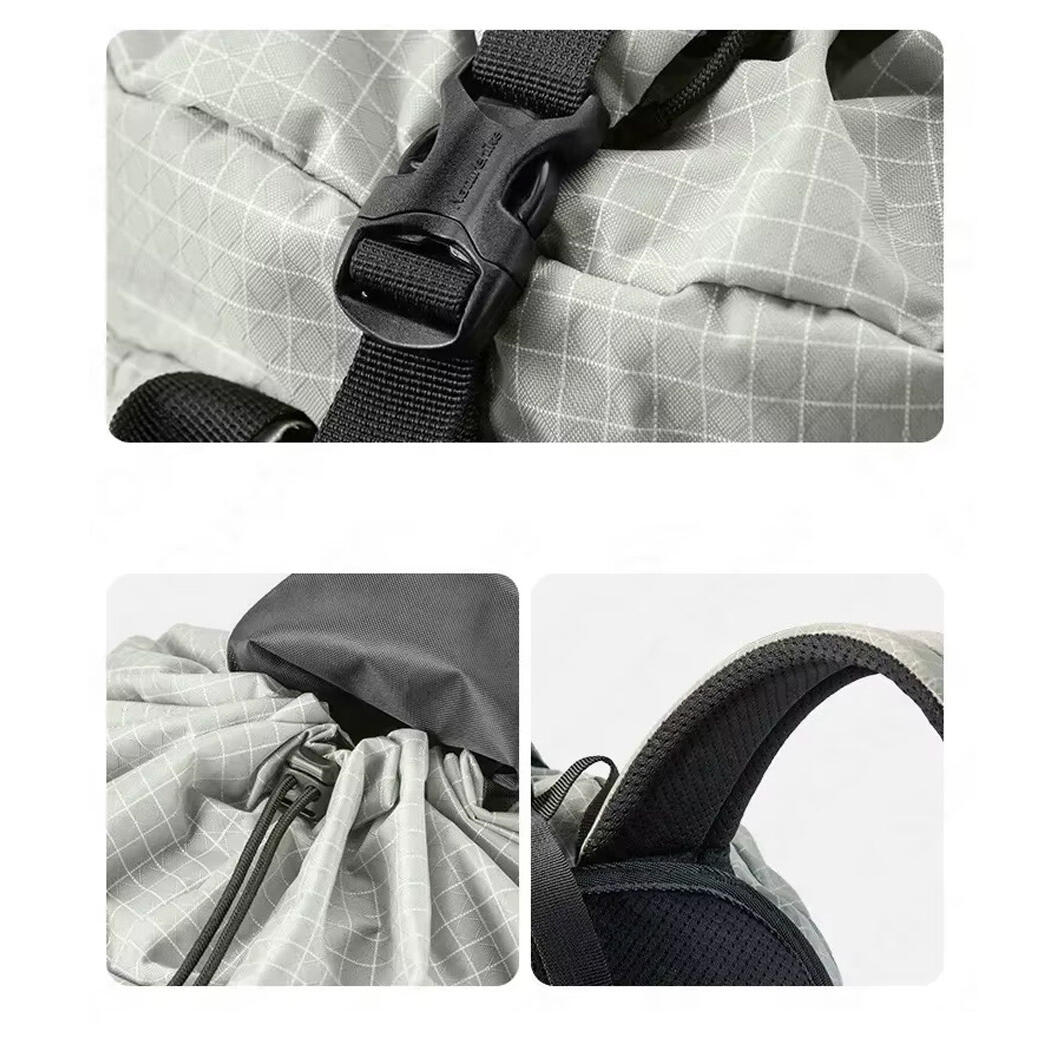 Mochila de montaña y trekking 20L NATUREHIKE Ultraligera Gris 3/6