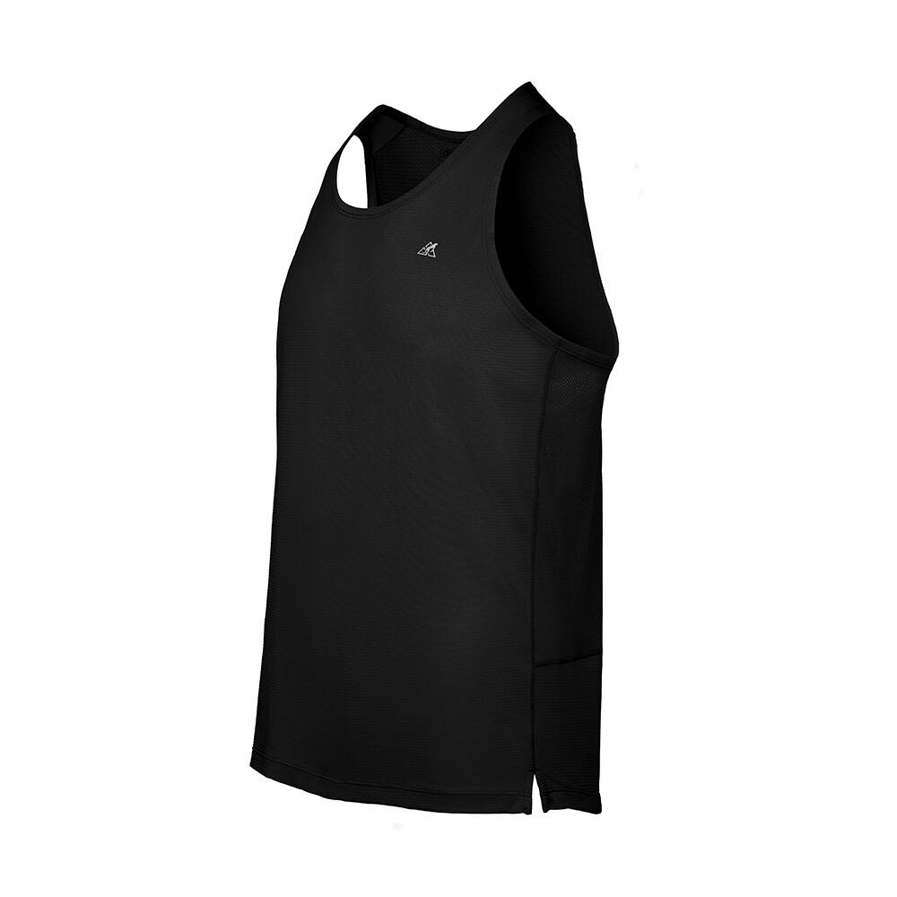MEN'S LIGHTWEIGHT RUNNING VEST - WIND/CHARCOAL