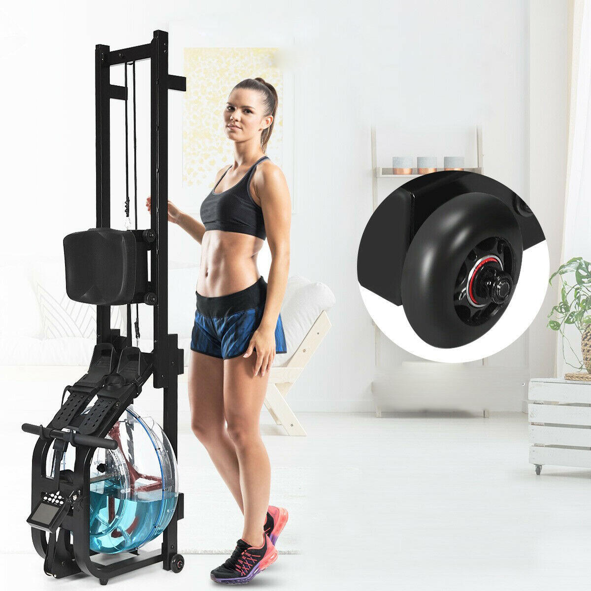 Rameur AquaRower CF223. 16 niveaux de résistance. 4/6