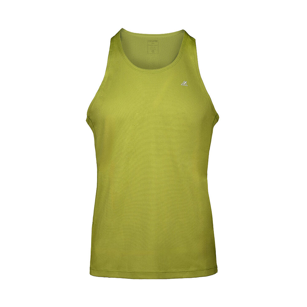 賢*じ様 【Mサイズ】charbon running VEST MEN'S LIGHTWEIGHT RUNNING VEST - WIND/OLIVE GREEN