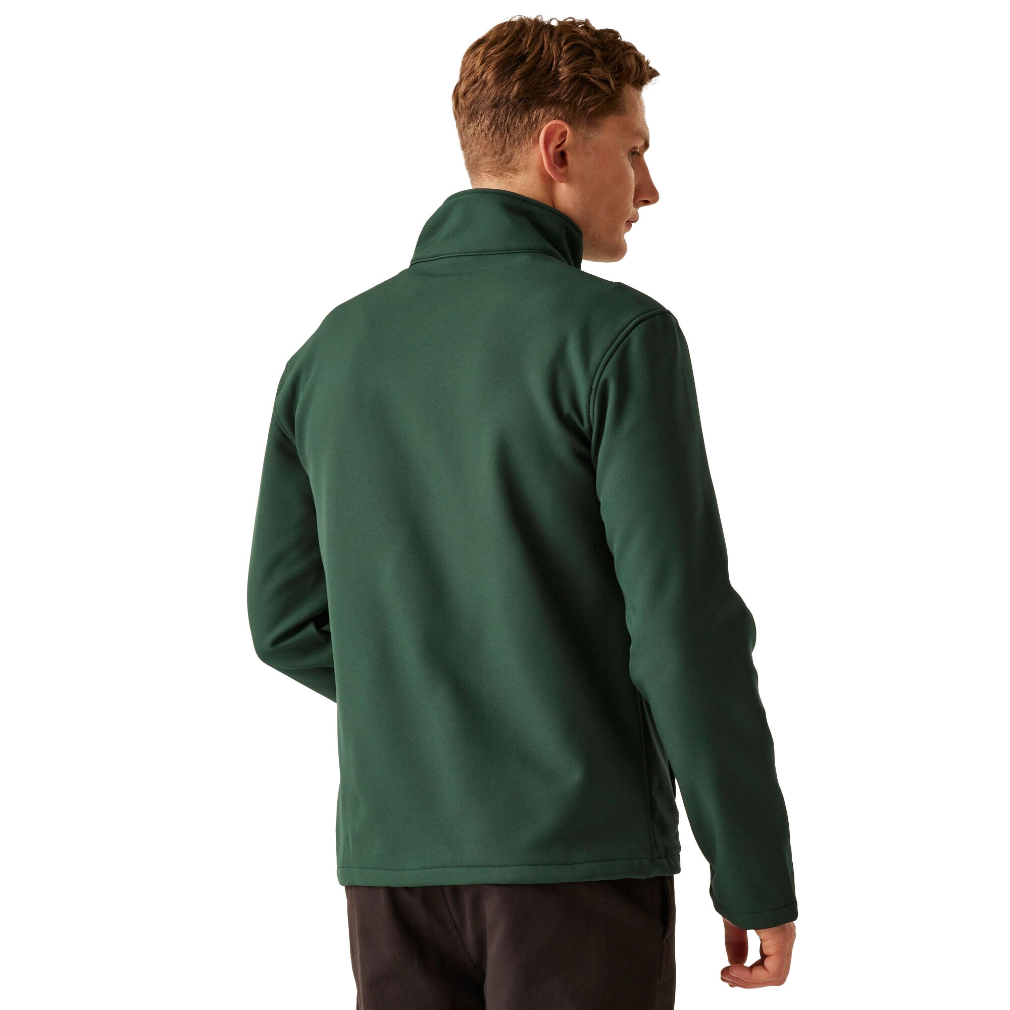 Giacca Soft Shell Uomo Regatta Ablaze Printable Verde Abete Nero 3/5