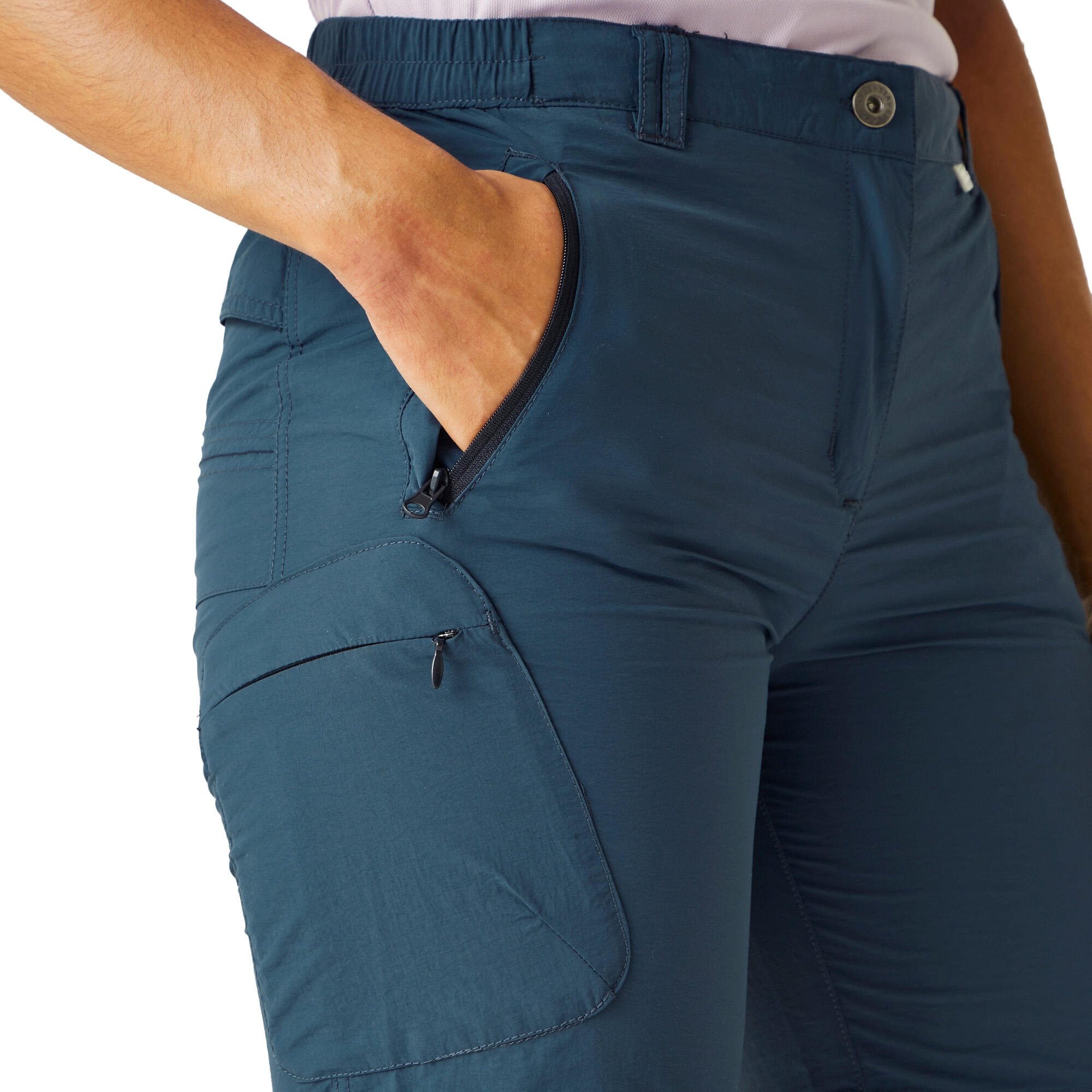 Pantaloncini Donna Regatta Chaska II Denim Scuro 4/5