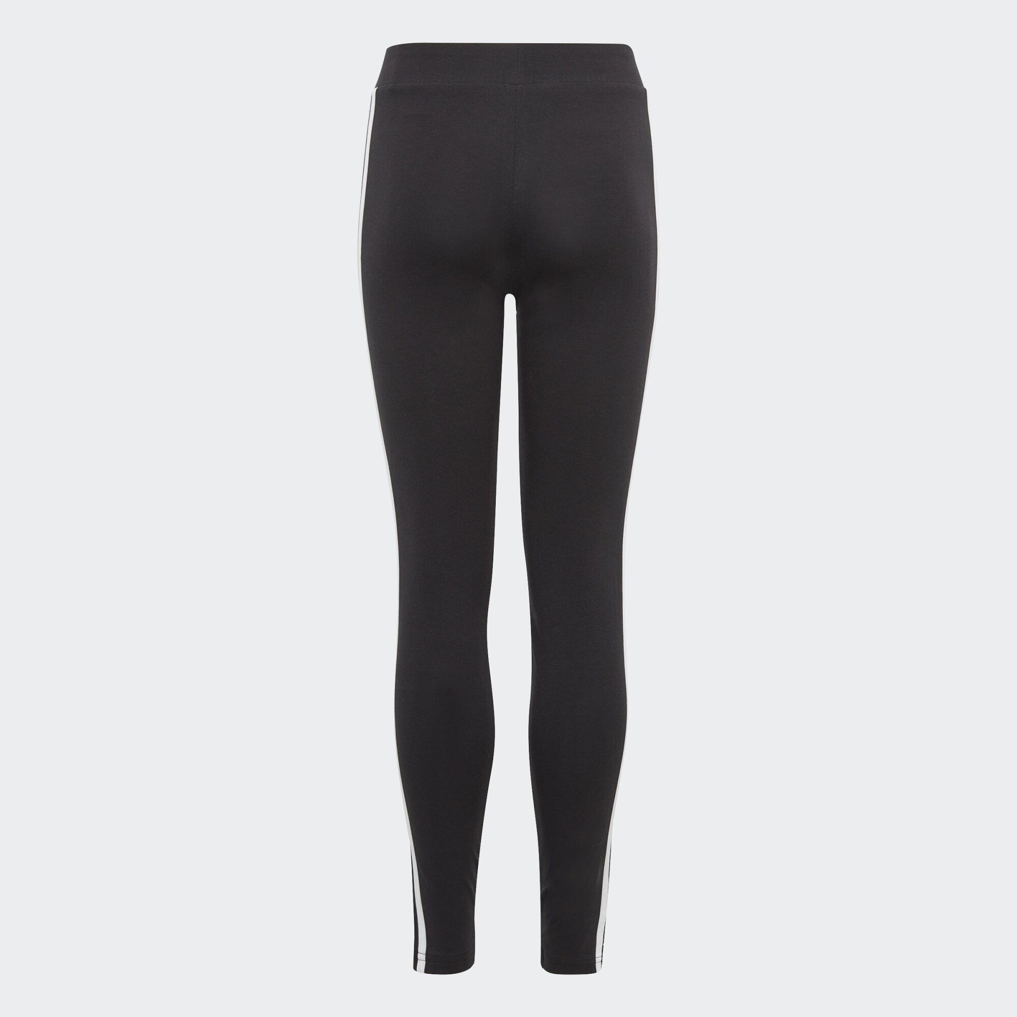 Essentials 3-Stripes Cotton Tights 4/5