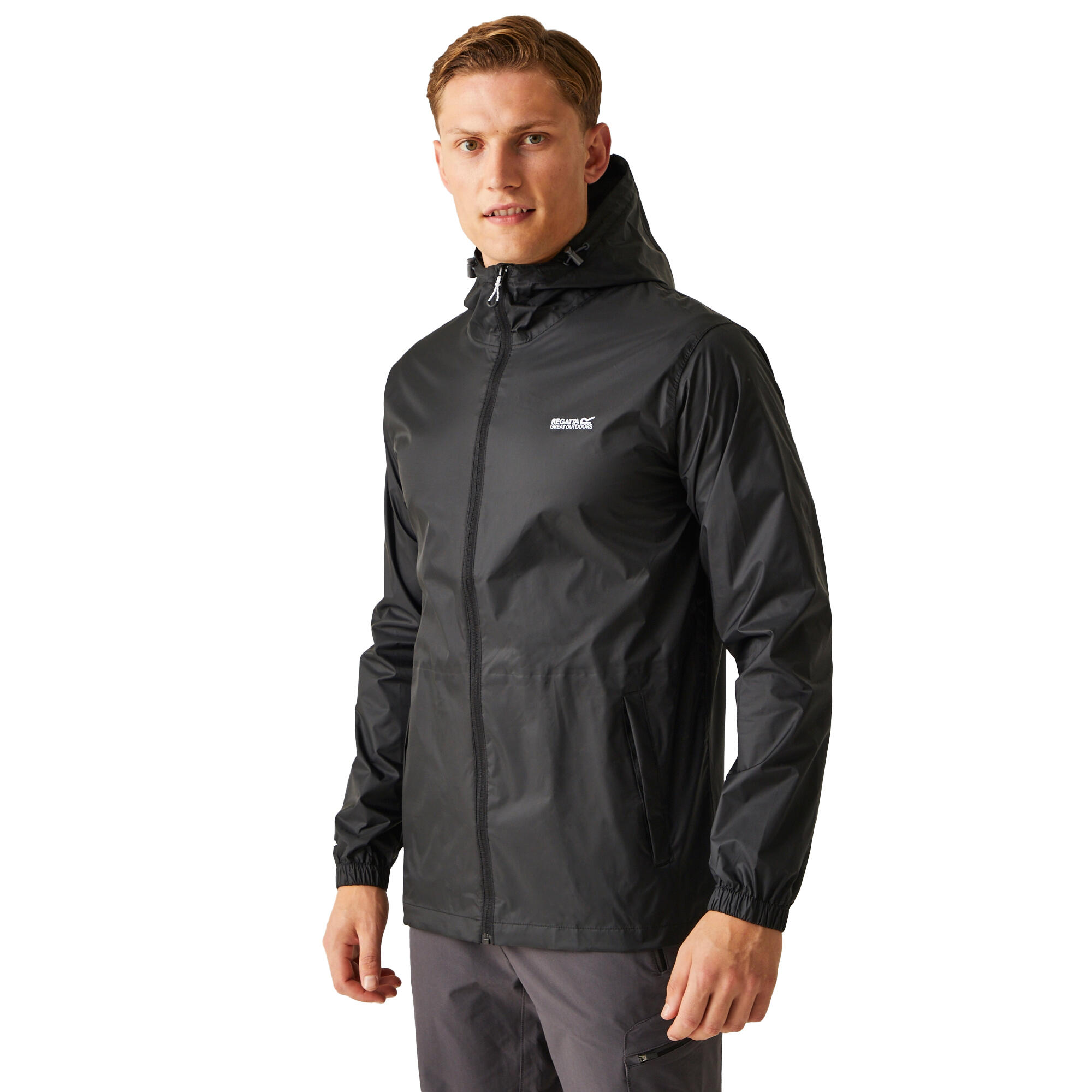 Mens Pack It III Waterproof Jacket (Black) 4/5