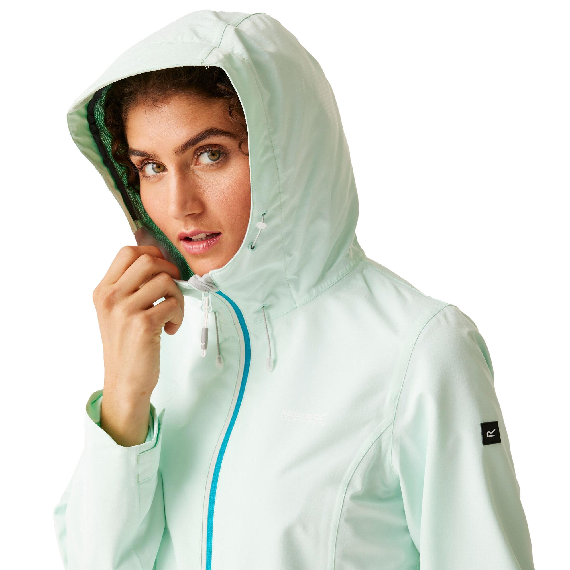 Veste Imperméable HAMARA Femme (Turquoise Délavé) 3/5