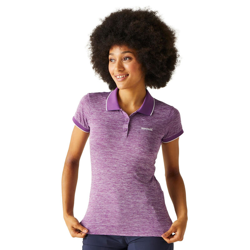 Polo Manches Courtes REMEX Femme (Violet Coucher De Soleil)