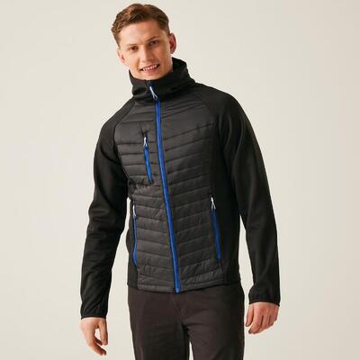 Gevulde jas hiking heren nagate hybrid jacket